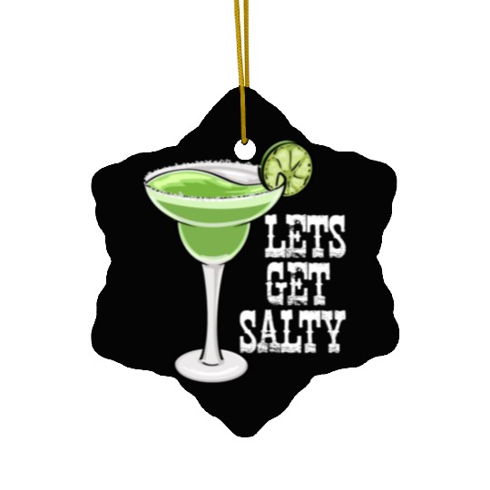 Lets Get Salty Ceramic Ornaments
