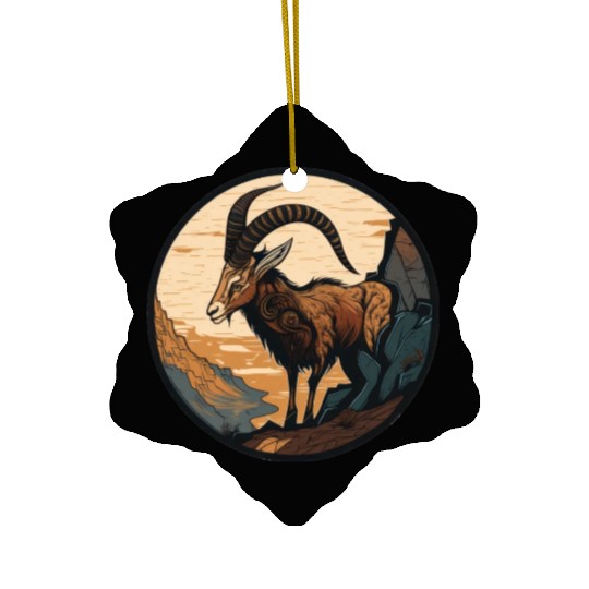 Capricorn Ceramic Ornaments