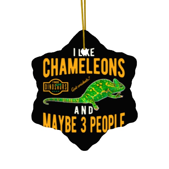 Chameleon Lizard Ceramic Ornaments