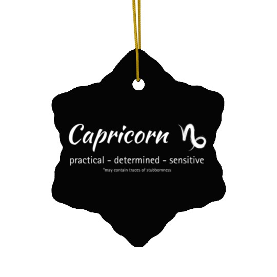 Capricorn Ceramic Ornaments