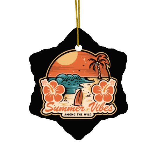 SUMMER VIBES: Among the Wild Ceramic Ornaments