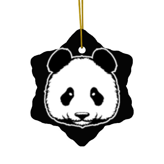 Panda Logo Emblem Panda Bear Friend Giant Panda Ceramic Ornaments