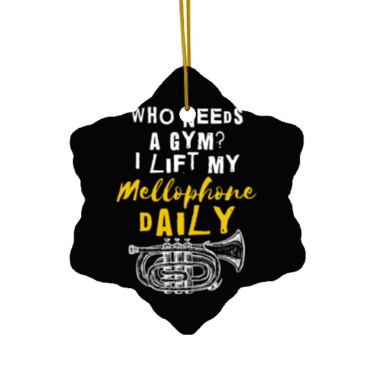 Mellophonist Musical Instrument Orchestra Ceramic Ornaments