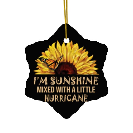 I'M Sunshine Mixed With Little Hurricane Ceramic Ornaments