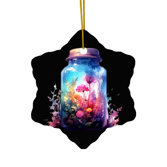 Wild Flowers Ceramic Ornaments Design - Funny gift