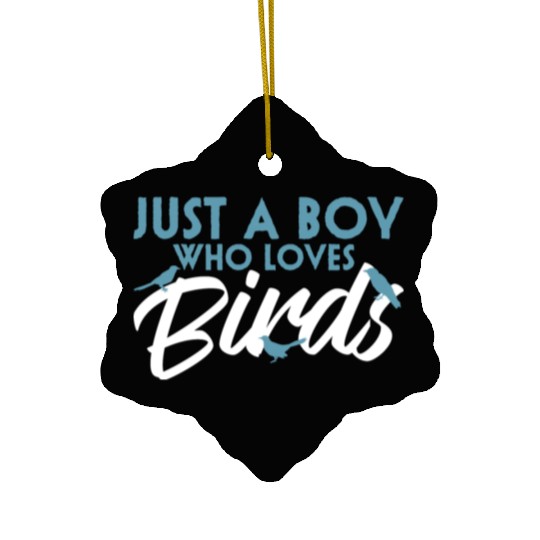 Bird Budgie Boy Avian Love Robin Heron Hummingbird Ceramic Ornaments