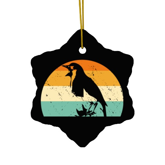 Bird Chirp Art Budgie Sparrow Canary Hummingbird Ceramic Ornaments