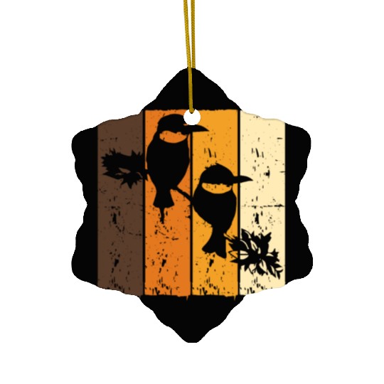 Birds Art Budgie Sparrow Canary Parrot Hummingbird Ceramic Ornaments