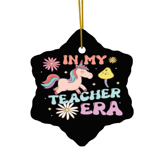 IN MY TEACHER ERA HALLOWEEN Ceramic Ornaments