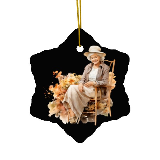 Wild Flowers Ceramic Ornaments Design - Funny gift