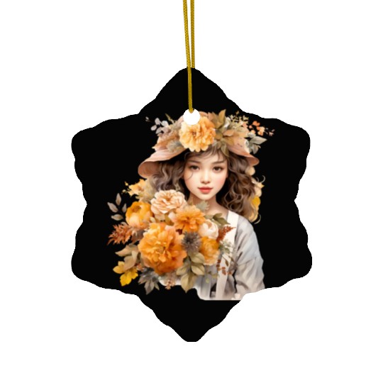 Wild Flowers Ceramic Ornaments Design - Funny gift