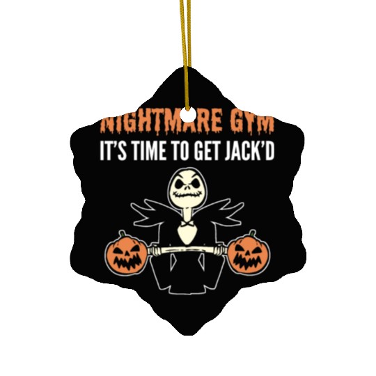 Nightmare Gym Grim Reaper Fan Gift Ceramic Ornaments