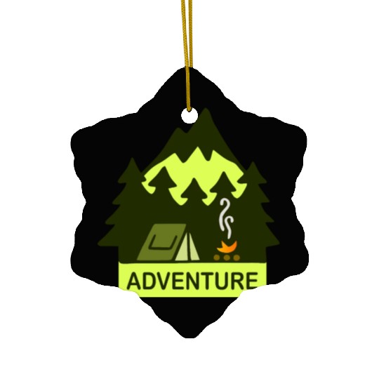 Keep It Simple (Adventure) Ceramic Ornaments