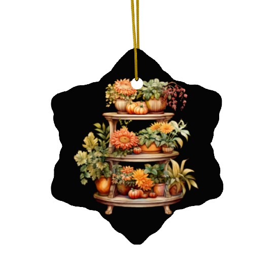 Wild Flowers Ceramic Ornaments Design - Funny gift