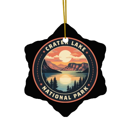 Crater Lake National Park Ceramic Ornaments