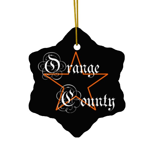 The Orange County California Collection Ceramic Ornaments