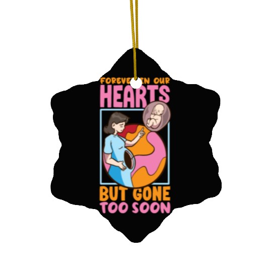 Infant Loss Miscarriage Awareness Pregnancy Loss Ceramic Ornaments