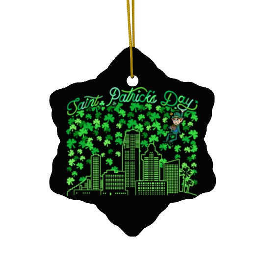 Saint Patrick's Day Miami Florida Ceramic Ornaments