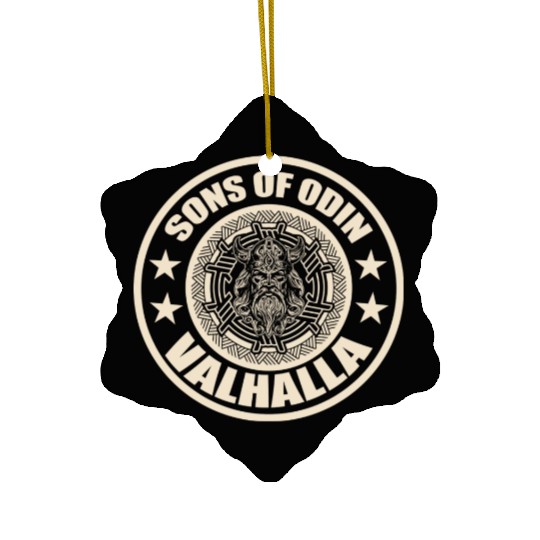 Sons of Odin Valhalla Ceramic Ornaments