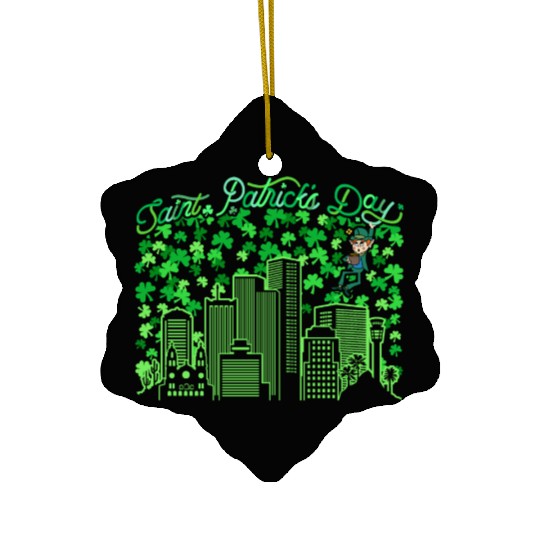 Saint Patrick's Day Phoenix Arizonna Ceramic Ornaments