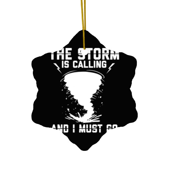 Storm Chaser Ceramic Ornaments | Severe Weather Storm