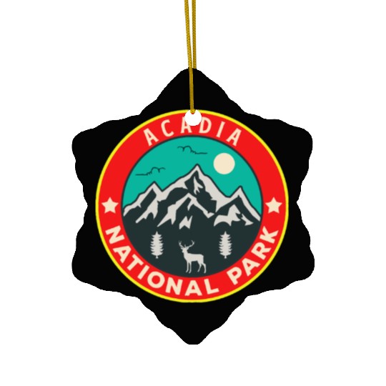 Acadia National Park Ceramic Ornaments Acadia National
