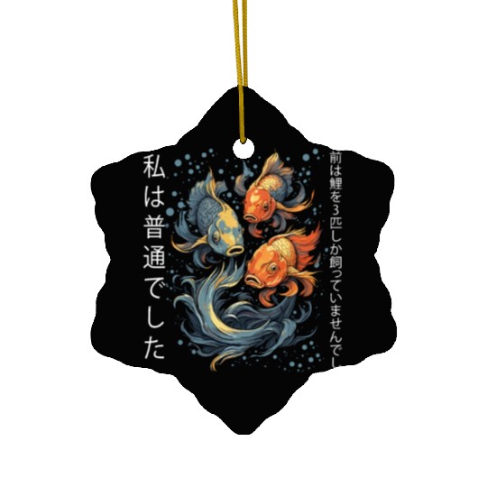 Koi Fish Koi Carp Japanese Koi Garden-Pond funny Ceramic Ornaments