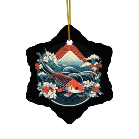 Koi Fish Koi Carp Japanese Koi Garden-Pond Koi Ceramic Ornaments