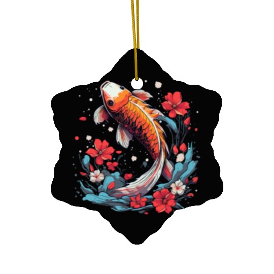 Koi Fish Koi Carp Japanese Koi Garden-Pond Koi Ceramic Ornaments