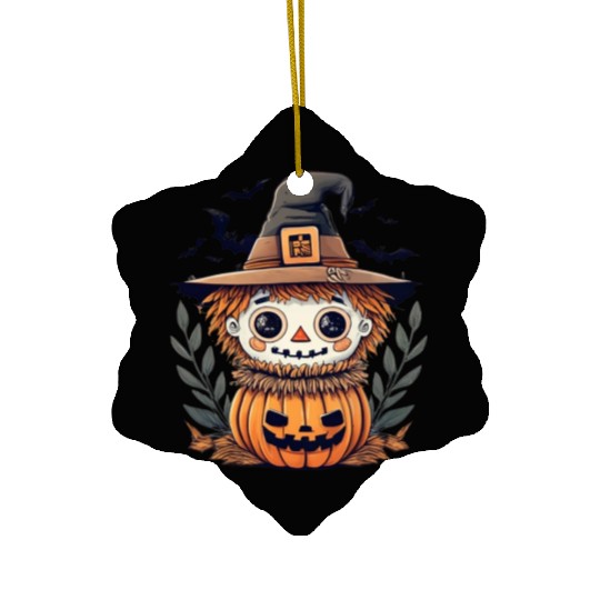 Harvest Halloween Harmony Ceramic Ornaments