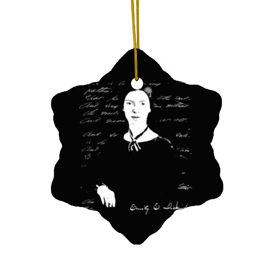Emily Dickinson Ceramic Ornaments