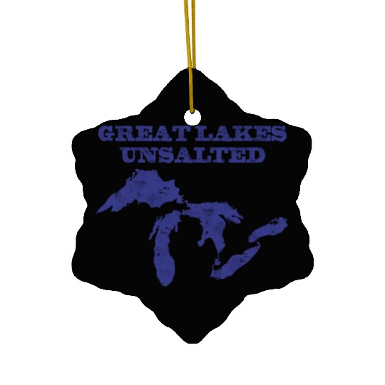 Great Lakes Unsalted Ceramic Ornaments