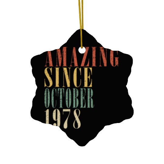 october 1978 Anniversary october 1978 october Ceramic Ornaments