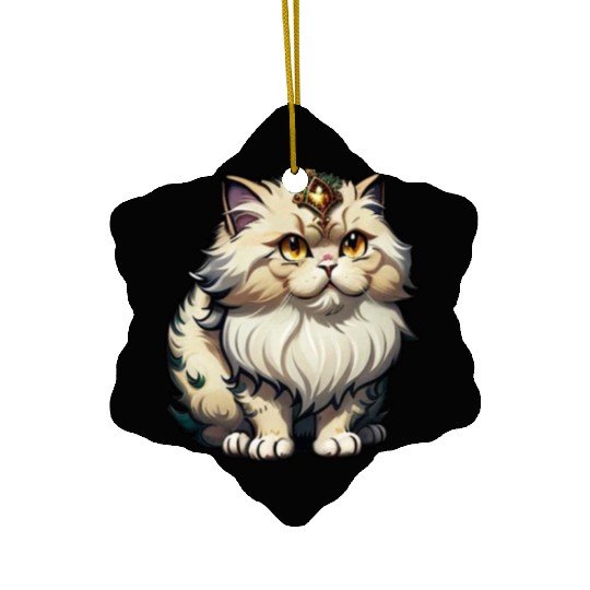 The Prince of Persian cat Ceramic Ornaments