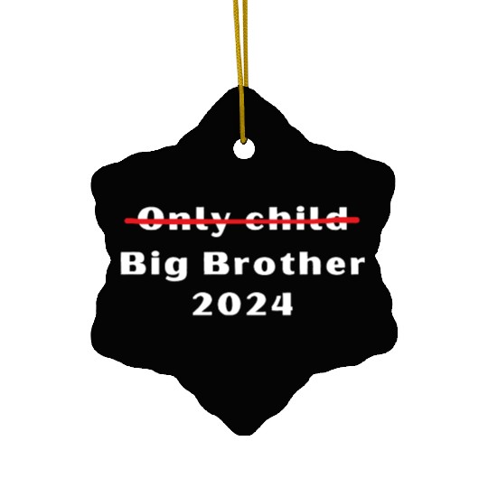 Only Child Big Brother 2024 Ceramic Ornaments