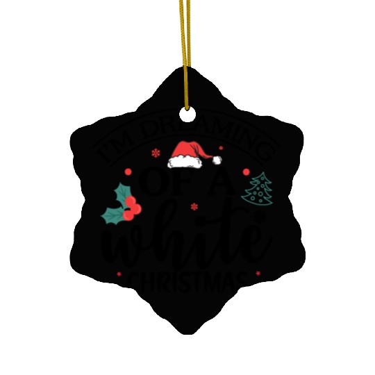Ring in a Christmas Miracle with Dreams of a White Ceramic Ornaments