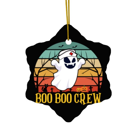 Boo Boo Crew Ceramic Ornaments