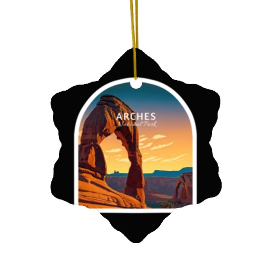 Arches National Park Ceramic Ornaments
