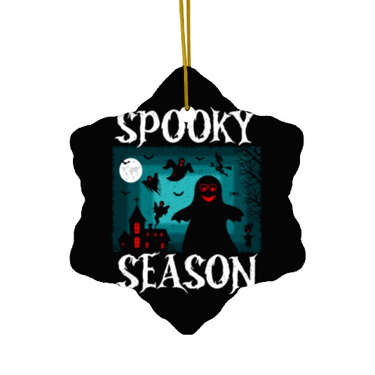 Spooky Season Ceramic Ornaments