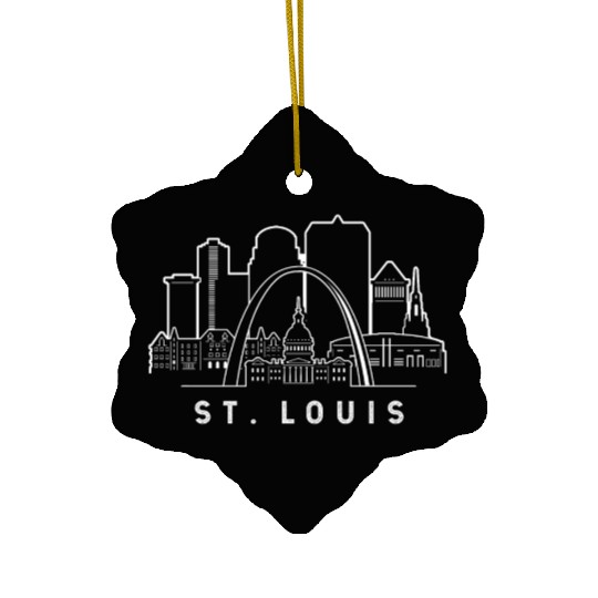 St. Louis Missouri Ceramic Ornaments