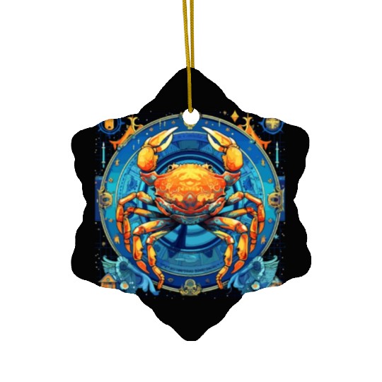 Embrace Your Cancer Identity: Cancer Zodiac Ceramic Ornaments