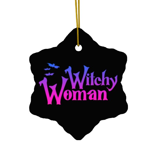 Witchy Woman Ceramic Ornaments