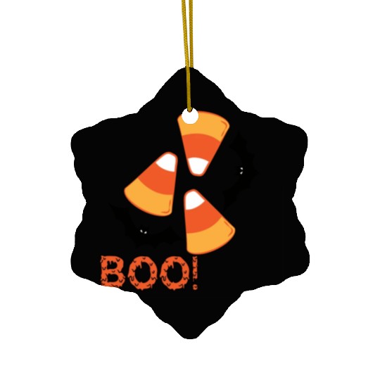 Candy Corn Design Ceramic Ornaments