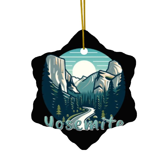Yosemite National Park: The Beauty of Nature Ceramic Ornaments