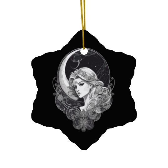 Virgo Tarot Spirituality - Precise Wisdom Ceramic Ornaments