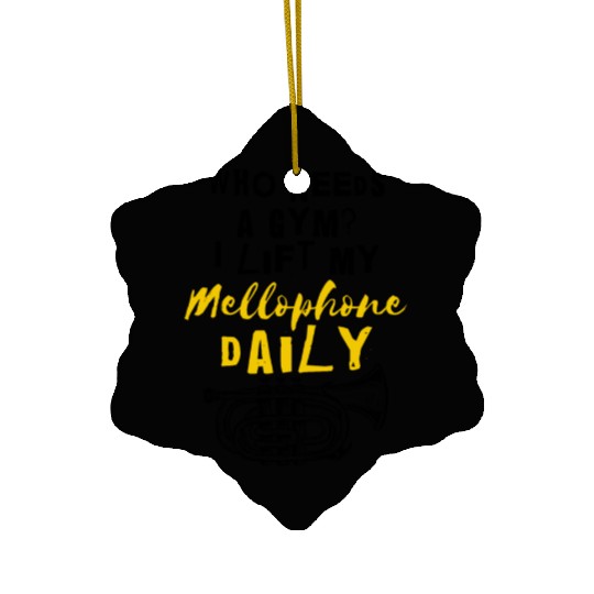 Mellophonist Musical Instrument Orchestra Ceramic Ornaments