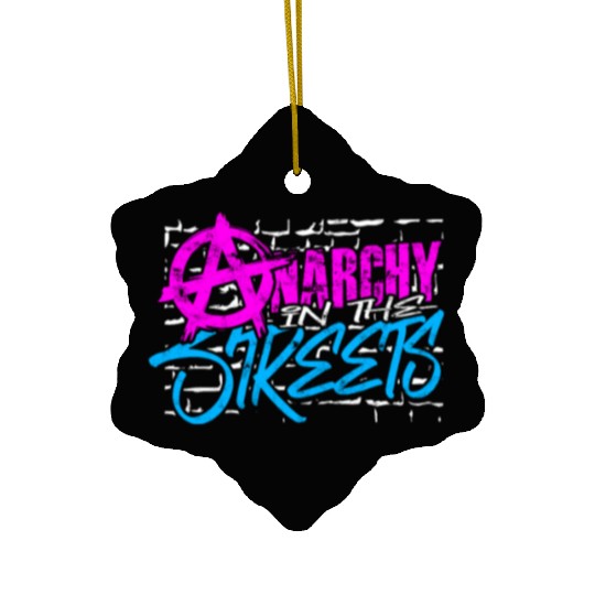Anarchy in the Streets - Punk Ceramic Ornaments