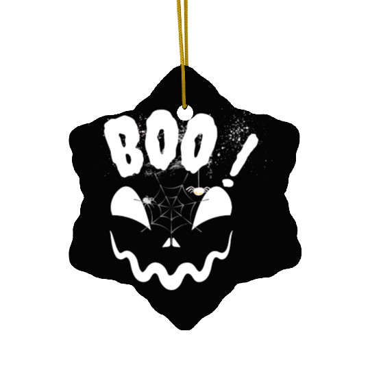 Boo Halloween day Ceramic Ornaments