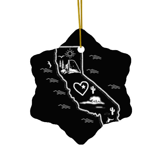 Yosemite National Park Ceramic Ornaments