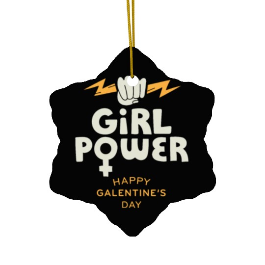 Be My Galentine. Galentine's Day Ceramic Ornaments